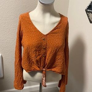 Long Sleeve Crop Top